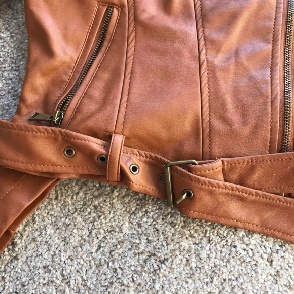 Charlotte Russe Faux Leather Jacket - Picture 5 of 5